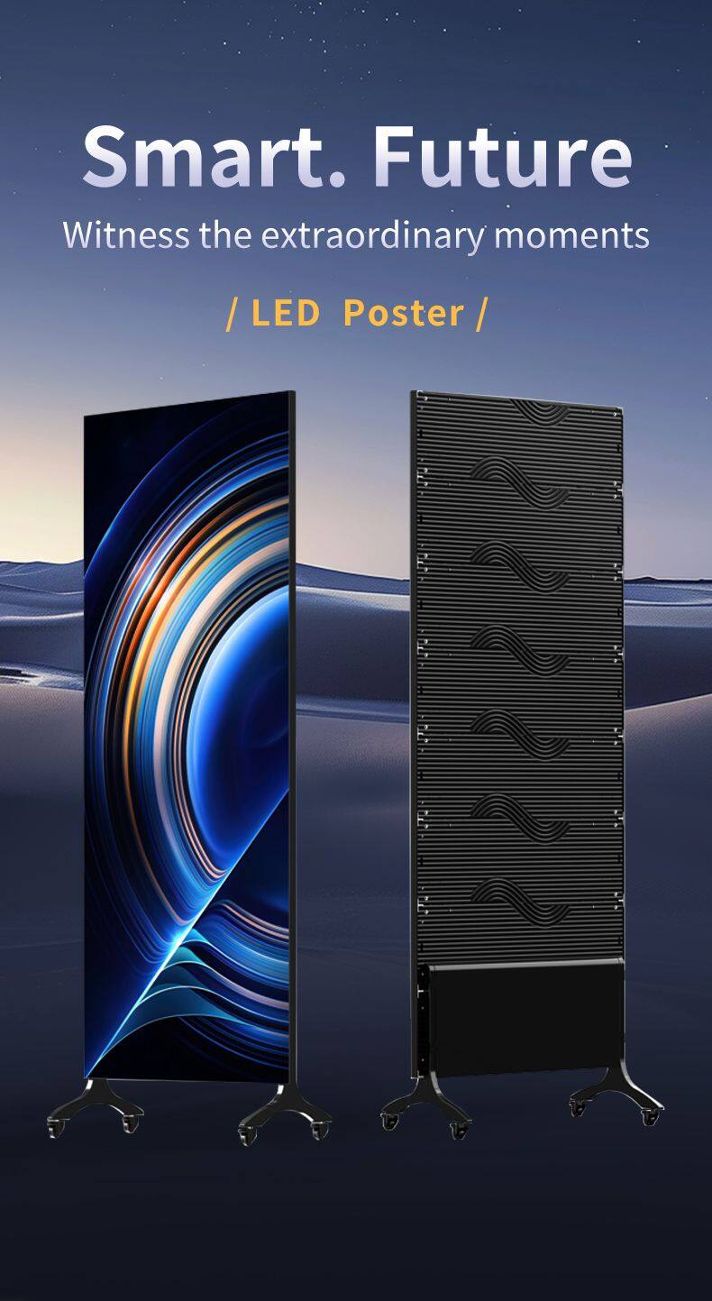 Wifi Control Indoor Led Poster Display Advertising Shopping Mall Led Poster Display Screen Retail LED Poster Display