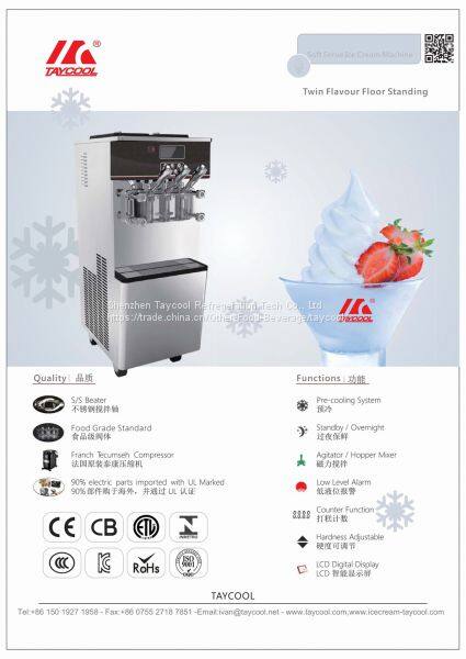 Taycool Soft Ice Cream Machine TC392S0000