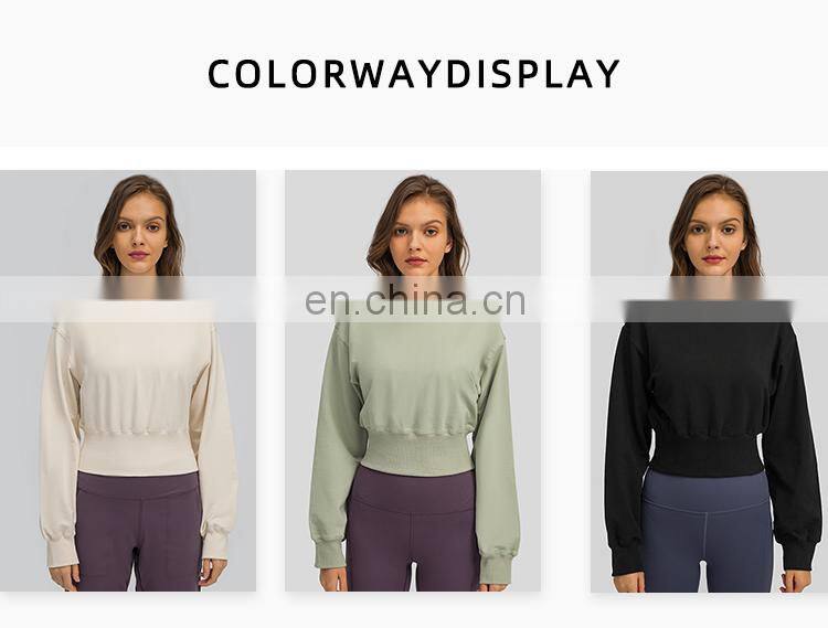 Autumn Custom Sweatshirt Women Hoodies Pullover Crewneck Long Sleeve Hoodie Women Fashion