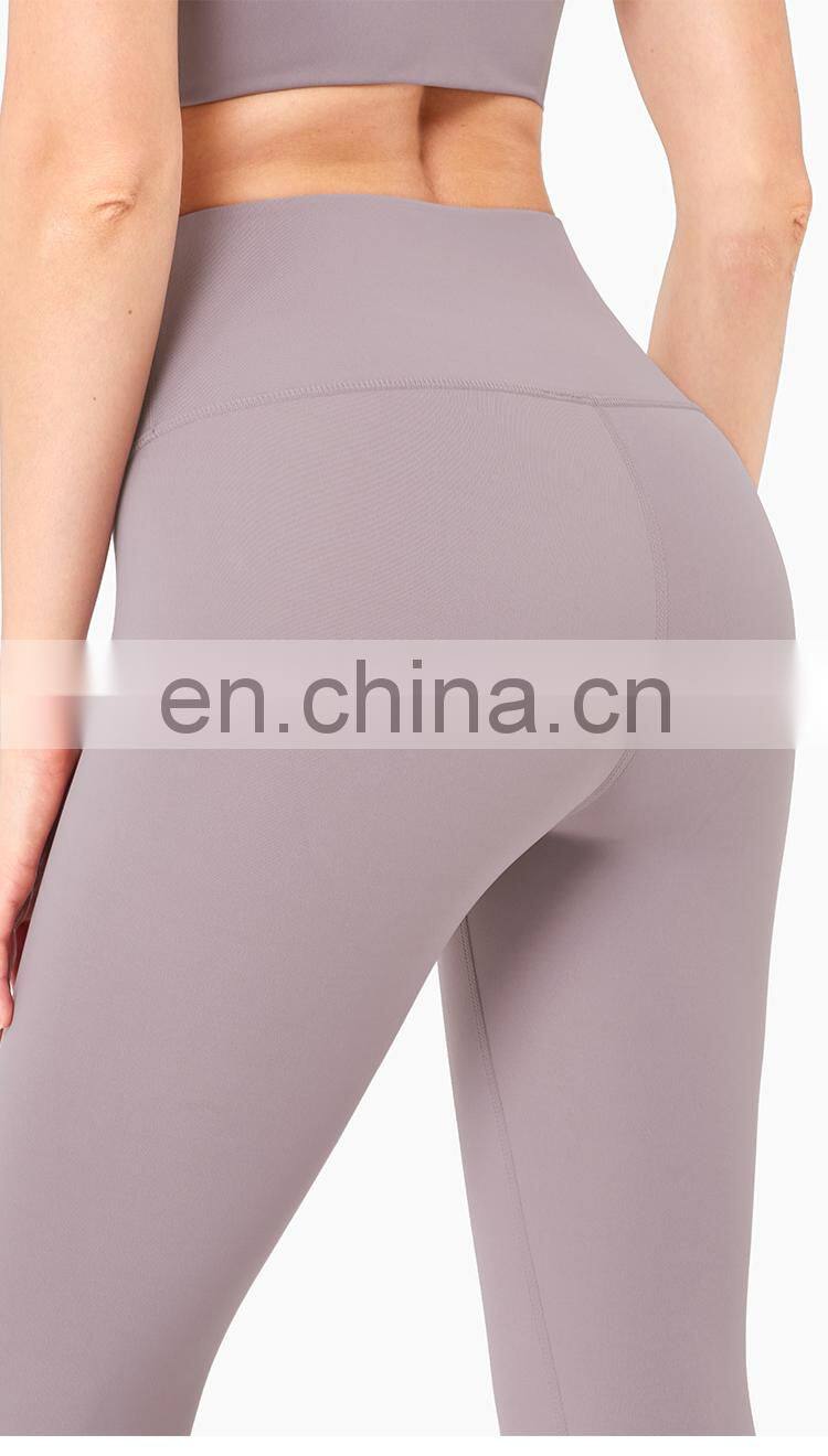 High Support Yoga Pants Leggings Sport Down Capri Leggings Workout Two Mile Wear