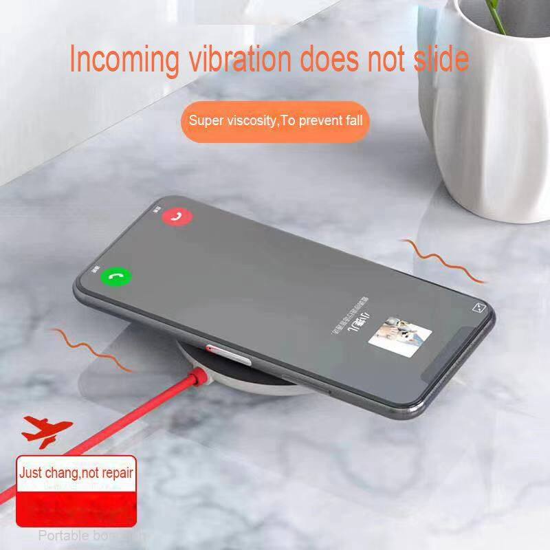 Dropshipping Sucker Wireless Charger Built in Cable Fast Charging for Iphone Samsung Universal Portable Charger Wireless 15W