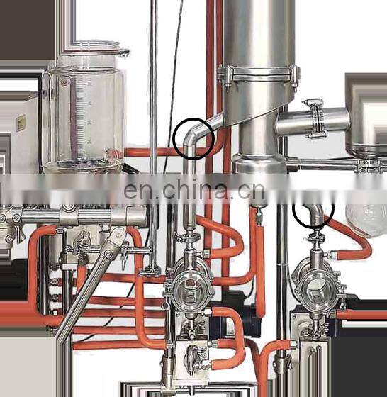 Short Path distillation system essential oil distillers Wiped Film evaporator Molecular Distillation Machine