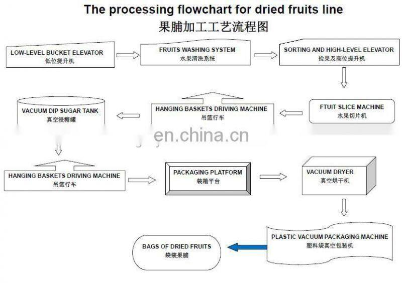 Hot Sale Fruit Drying Line for Dehydrated fruit
