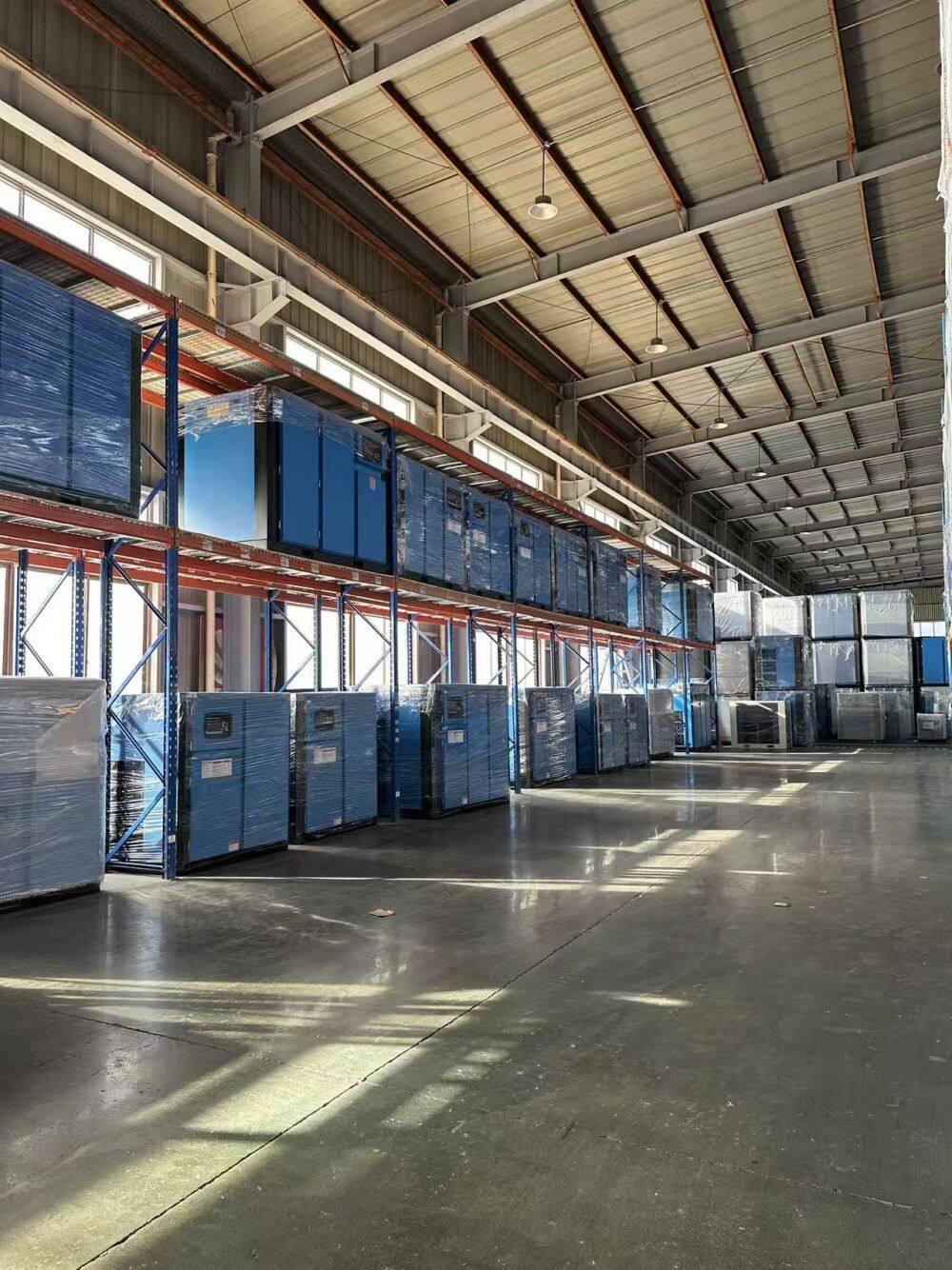 Air compressor finished product workshop