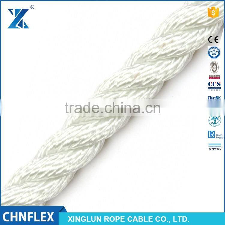 Nylon Rope Hawser Laid 3 Strand