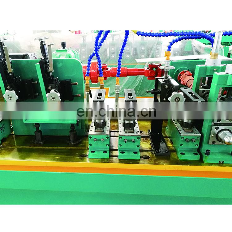 Nanyang factory price erw steel welded tube pipe mill machine for oil and gas equipment