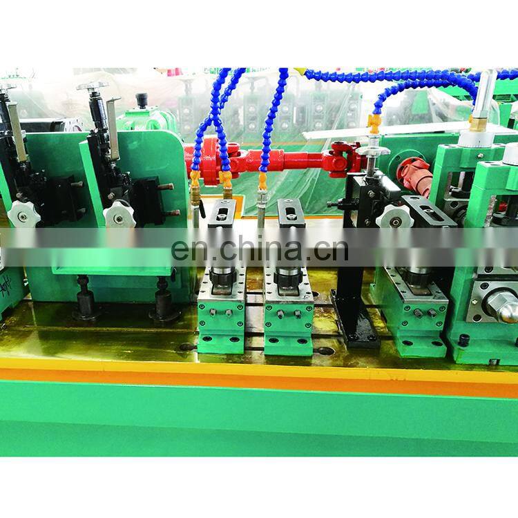 Nanyang high yield round tube mill machine high precision aluminum tube pipe mill finish line