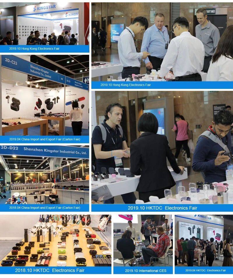 Sport OEM TWS True Wireless  Earphone IPX7 Waterproof Blue tooth 5.0 Wireless Earbuds