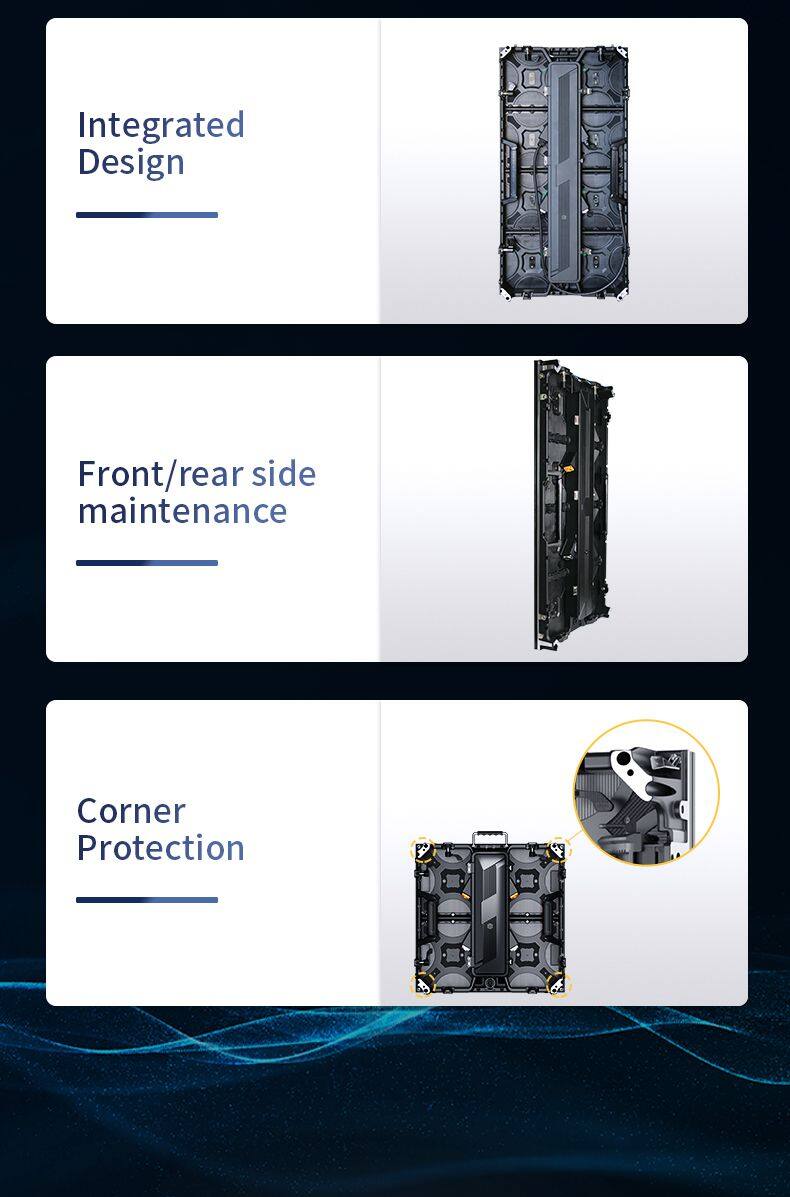 Outdoor Stage Rental LED Video Wall 500*1000mm P3.91 LED Display Panel