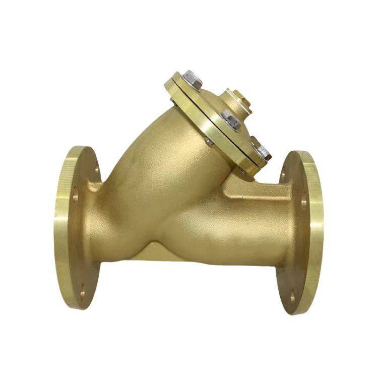 Filtro Y de bronce con brida de alta calidad