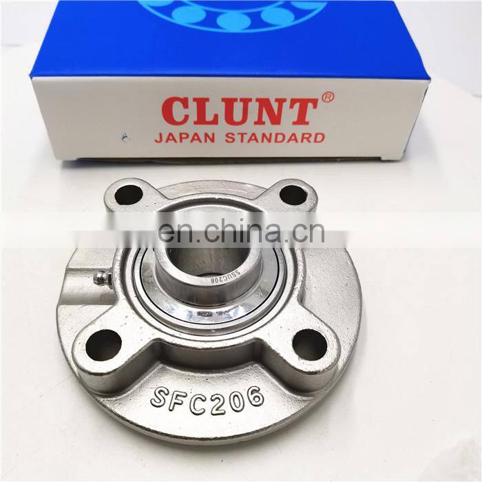 Stainless steel pillow block ball bearing housing SSUCFC207 SFC204 SUCFC207-21 SUCFC207-22 SUCFC207-20 SUCFC207