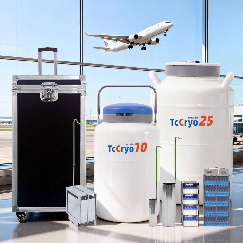 TcCryo Aviation-grade liquid nitrogen tank