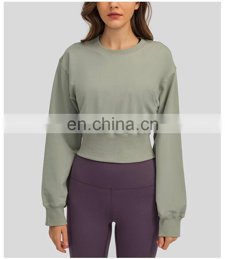 Autumn Custom Sweatshirt Women Hoodies Pullover Crewneck Long Sleeve Hoodie Women Fashion