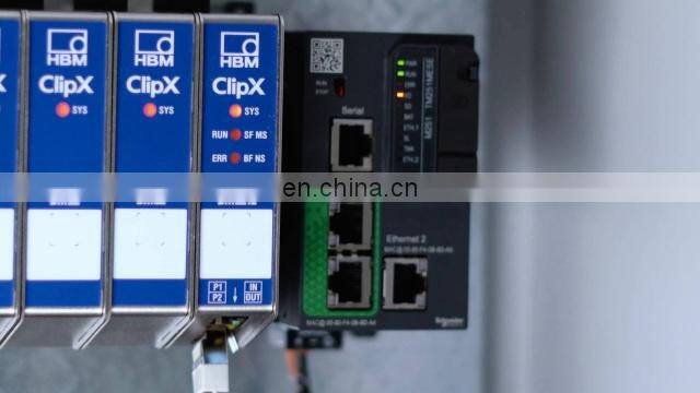 HBM ClipX BM40PB industrial amplifier connect with load cells