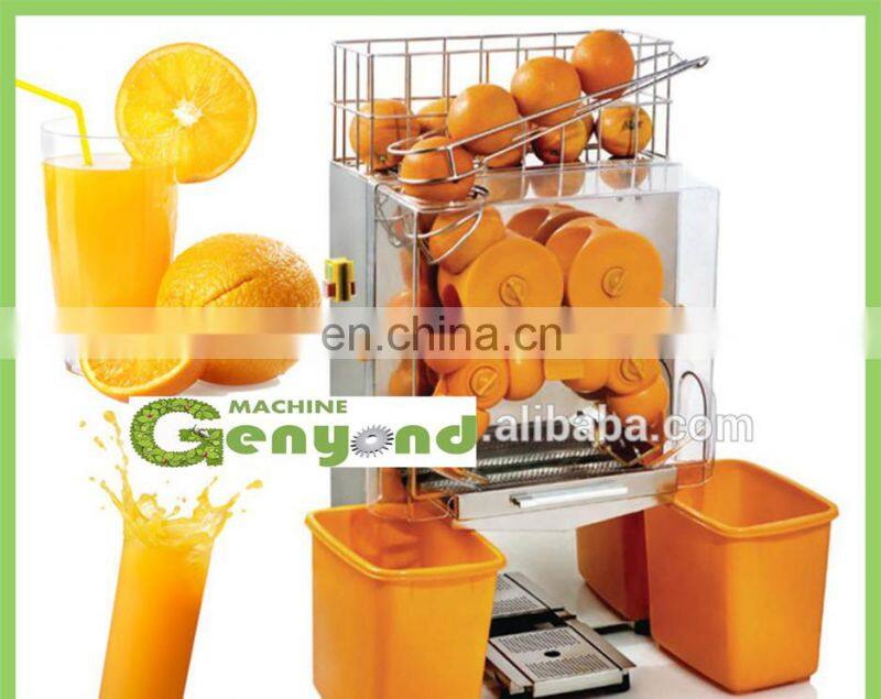 Most popular full automatic fresh squeezed orange juicer vending machine