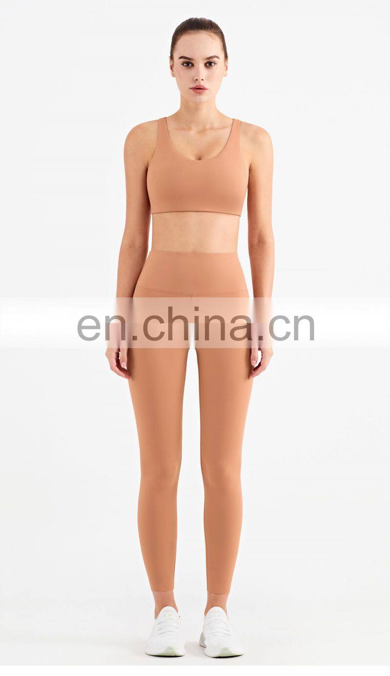 The New Fashion Cloud Feeling Adjustable Strappy Sports Bra Private Label Yoga Clothing