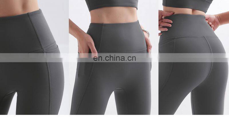 Custom Winter Fleece High Waist Yoga Leggings Tummy Control Gym Fitness Sports Pants