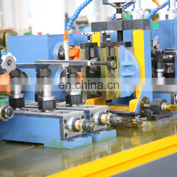 Nanyang low maintenance cost high frequency tube making machine erw tube pipe mill