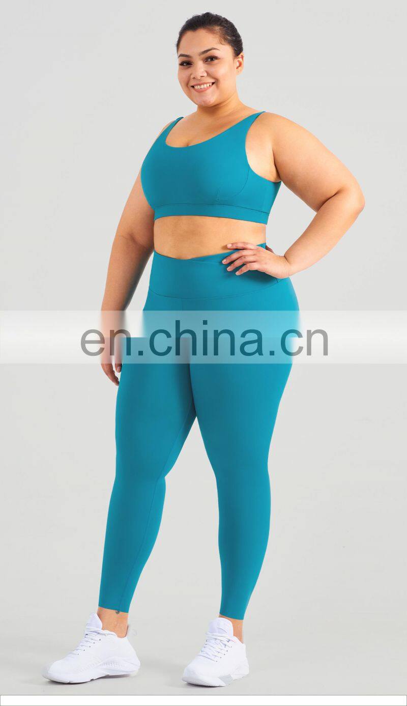 New Arrival Half Cross Waist Yoga Leggings With Seamless Leg Opening Gym Sports Pants