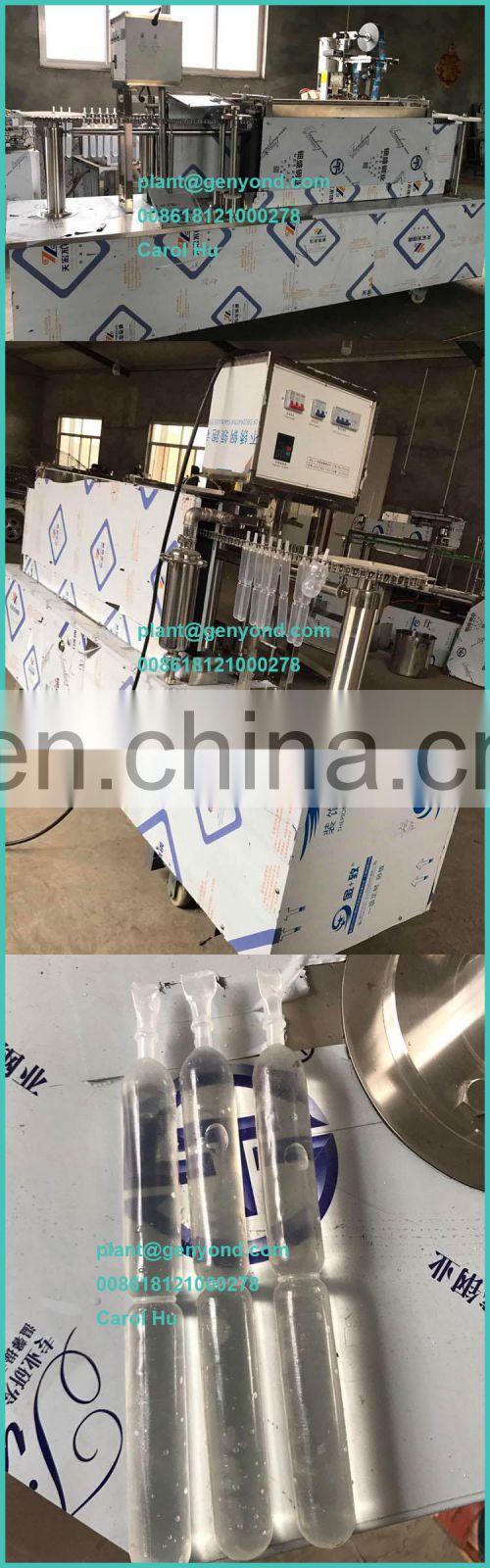 Factory Genyond 6000-15000 pcs/h ice pops drink making plant production line ice lolly soft tube filling sealing machine