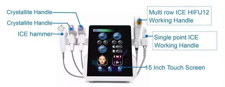 Micro Needle RF Face Lifting and Fat Reduce for Face Body Slimming ICE Beauty Equipment