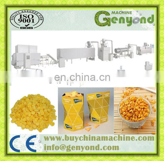 small scale corn flakes production plant