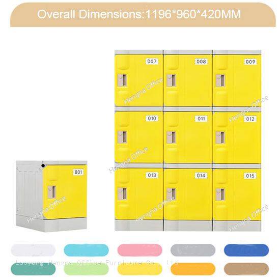 Durable ABS Plastic Lockers for Gym and Fitness Centers: Ideal for Secure Storage