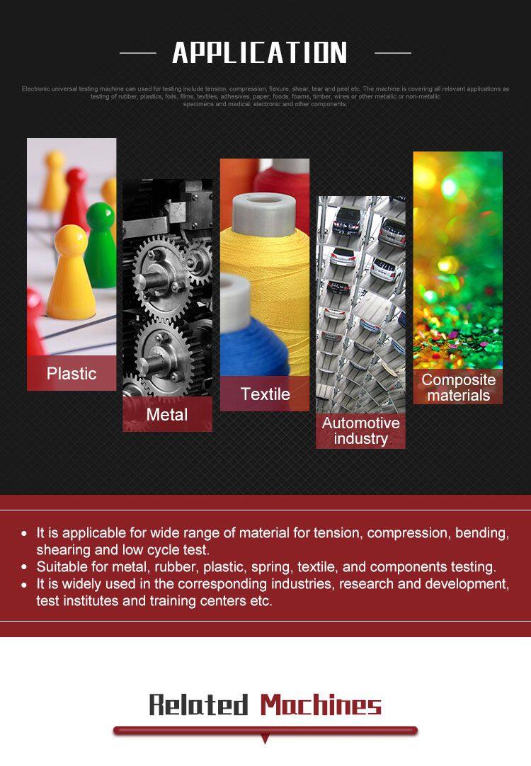 HST WDW-1 1kn 2kn One-column Spinning Plastic Wrapping and Sewing Thread Tensile Testing Machine