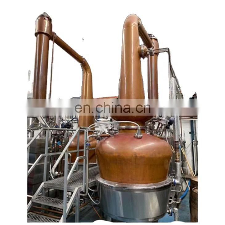 Industrial Vodka Distiller Automatic Alcohol Distiller Wine Making Red Copper Distiller Alcohol