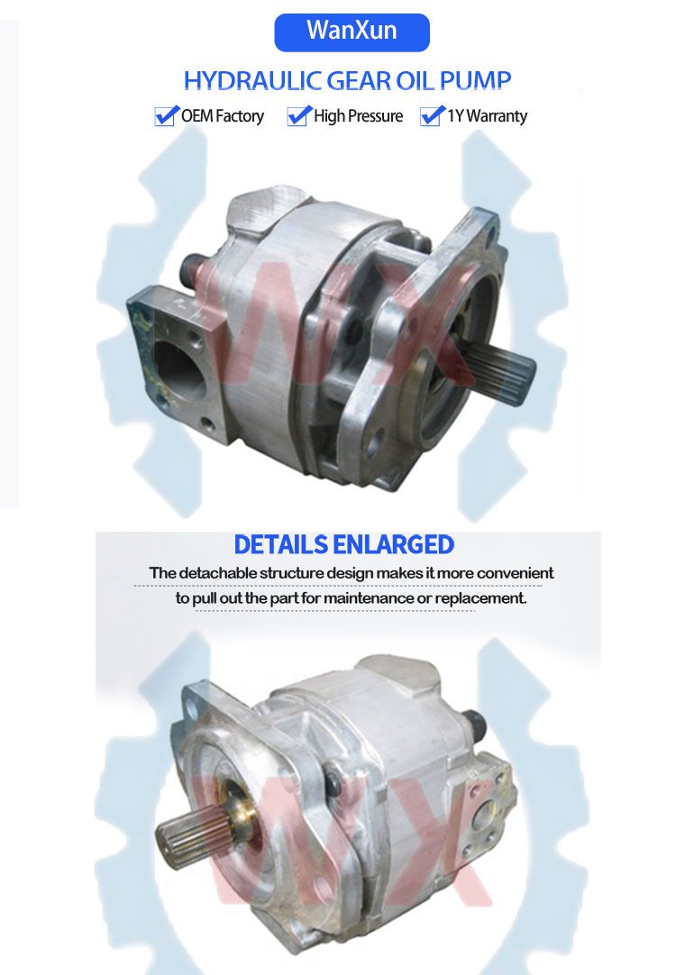 For Komatsu Vehicle GS360-2/GD300A-1/GD605A-3/GD655A-3 Grader Steering Hydraulic Oil Gear Pump 705-12-28010