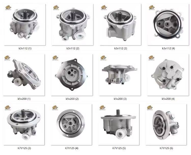Hydraulic Pump Replenishment Pump Pilot Gear Pump K3V112 SK135 (three Oil Ports)