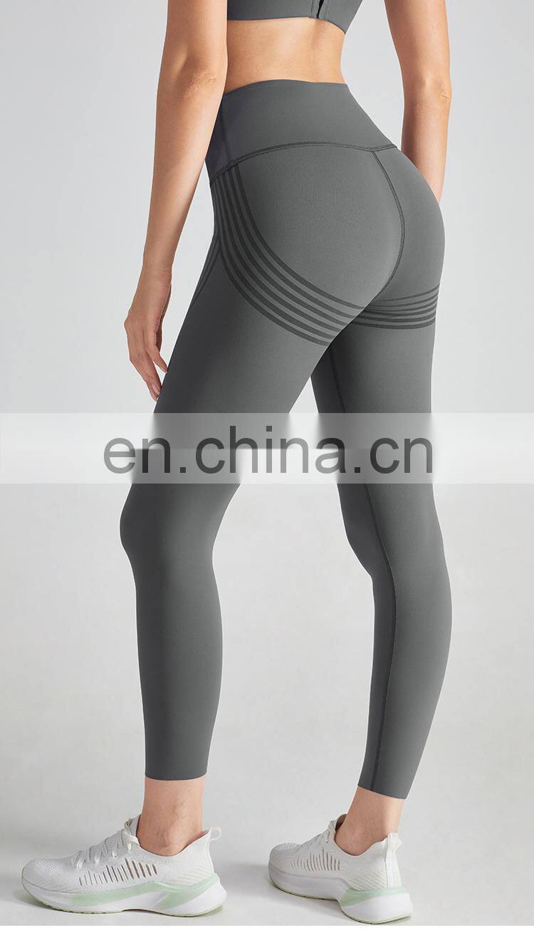 Tik Tok Workout Scrunch Butt Leggings For Women High Waist Elastic Sport Yoga Pant