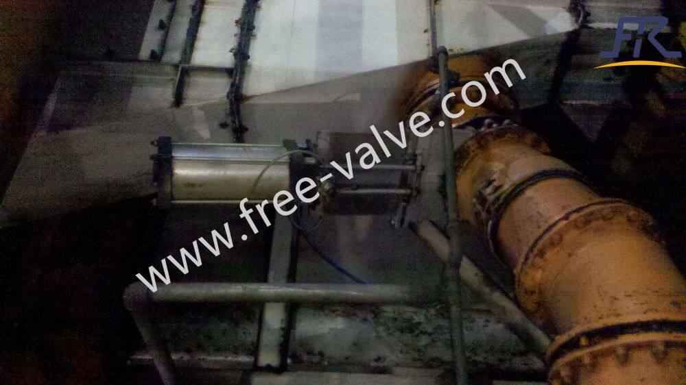 Pneumatic knife gate valve 04