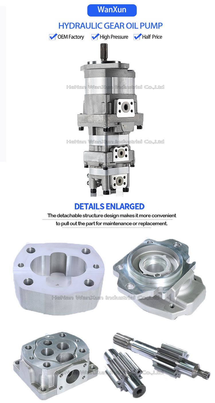 Fit Komatsu WA270/WA250 wheel loader brake Cooling Fan pump 705-41-04400 Hydraulic Oil Gear Pump