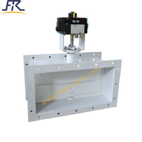 5721Pneumatic square type butterfly valve