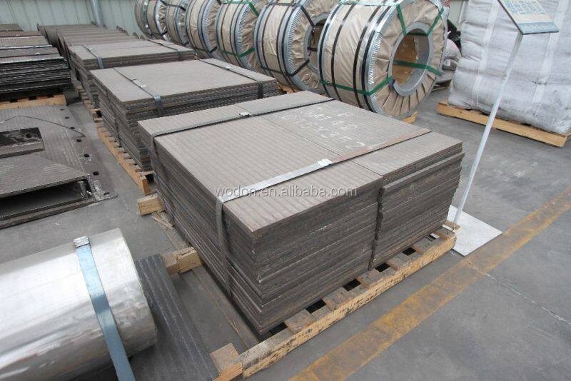 hardfacing bimetal steel plate wear resistant plate