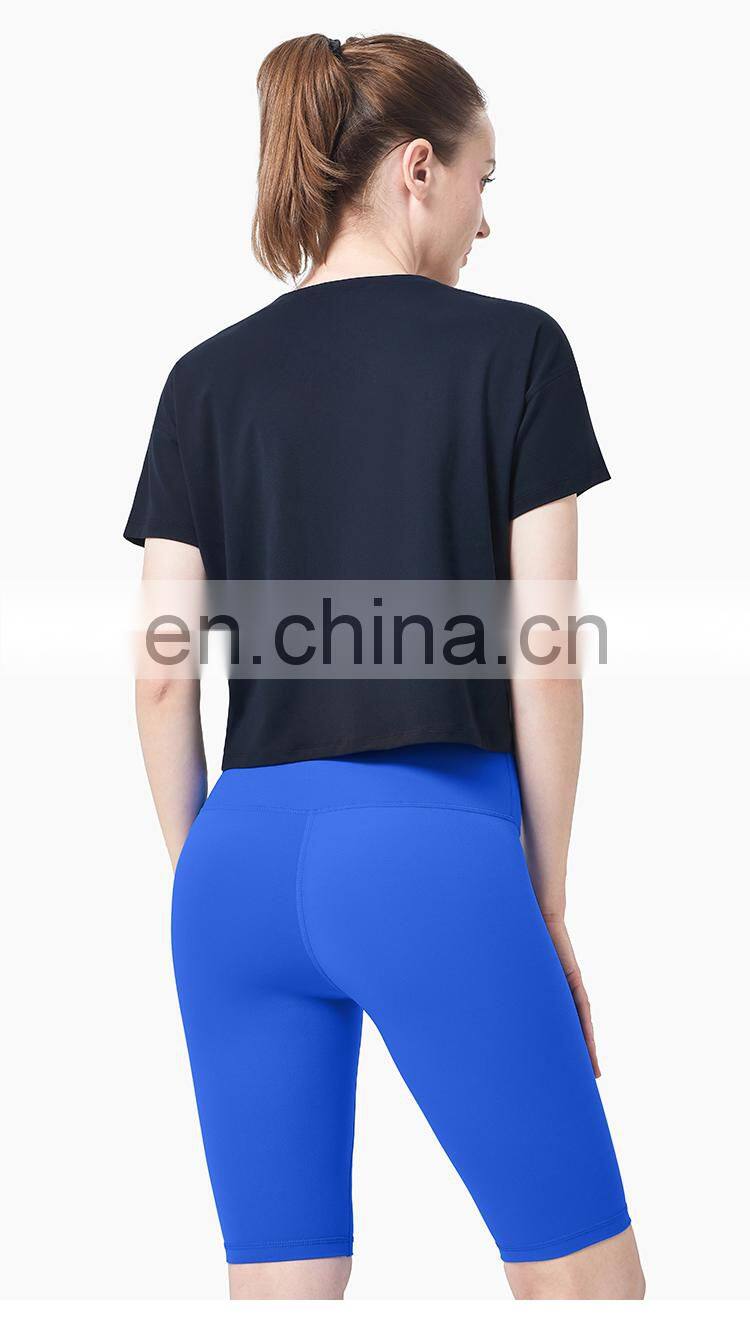 High Quality Custom Short T Shirt Women ECO Friendly Super Soft Cropped Sport Loose T Shirt