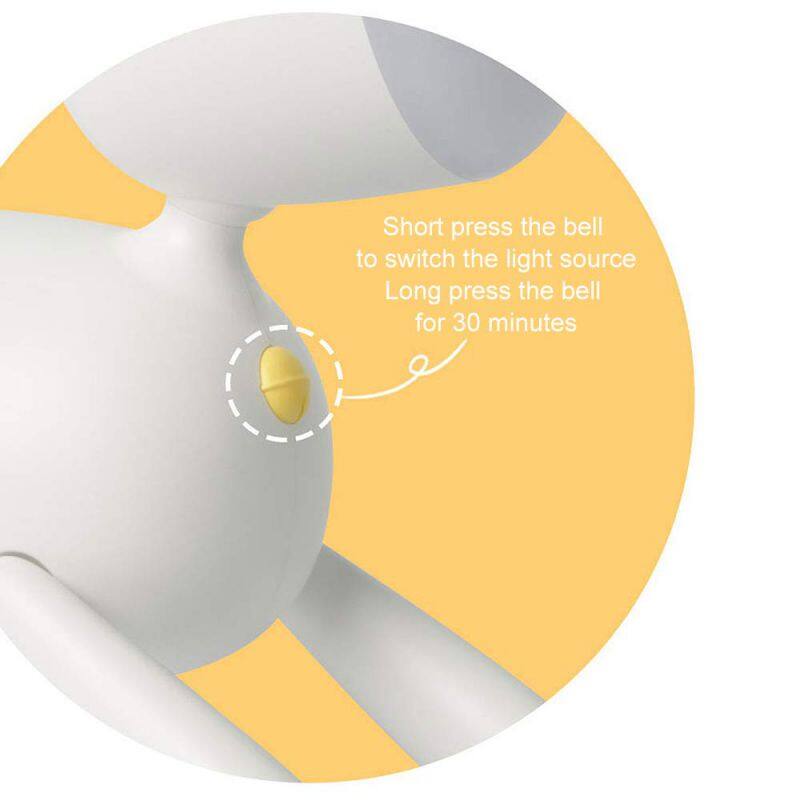 Best Selling Silicone Mood Light Chargeable LED Deer Children Night Light Touchable 7 colors USB Sensor Bedroom Portable