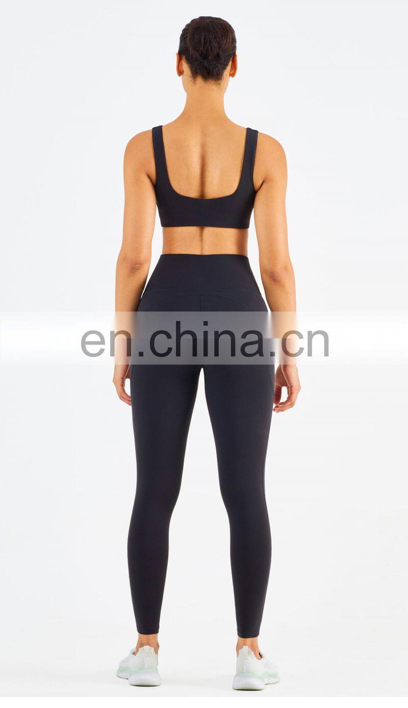 Gym Activewear Sexy Sports Bra Crop Top Outfits Women Gym Fitness Sets Tights Leggings
