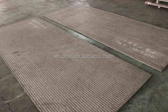 CrC alloy welding hardfacing bimetal steel sheet