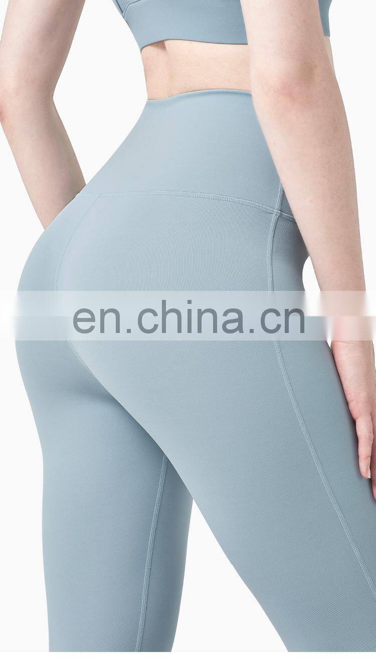 Wholesale Custom Women Yoga Pant Fitness Apparel High Waisted Workout Sport Mesh Yoga Leggings