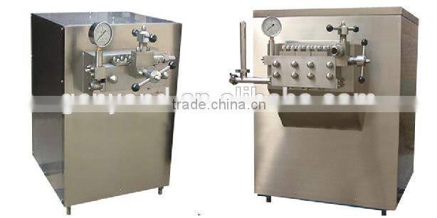 Shanghai Factory Genyond industrial small milk high pressure homogenization machine homogenizer and pasteurizer for milk