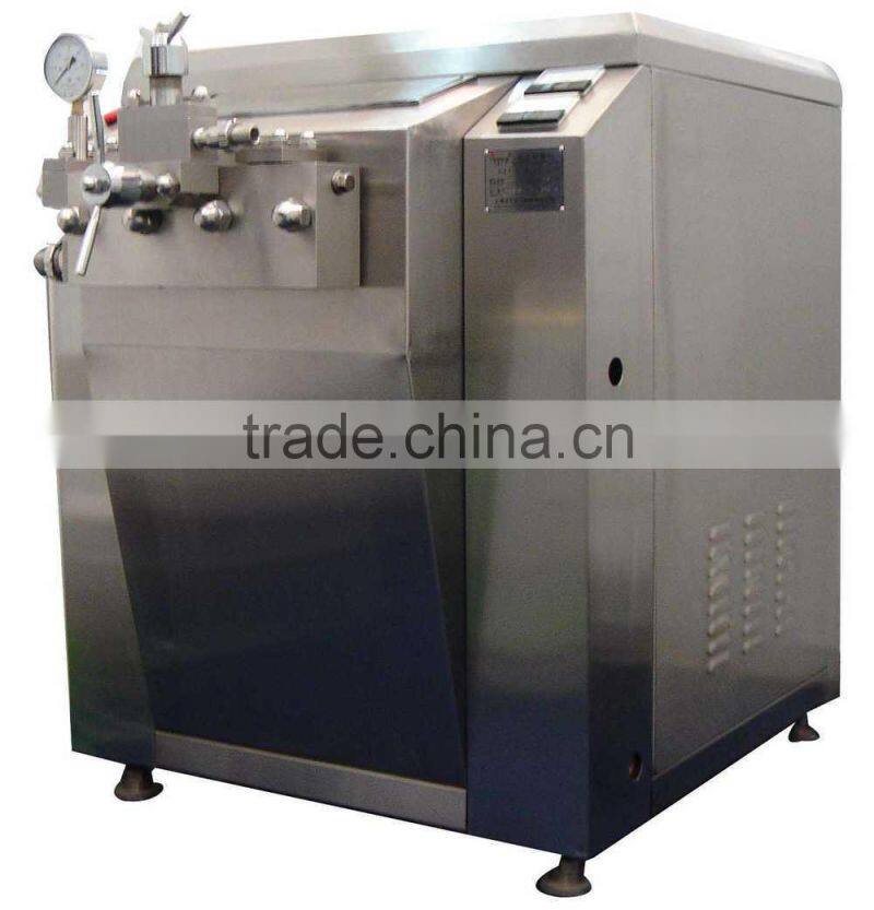 Stainless steel high pressure homogenizer price / milk homogenizing machine