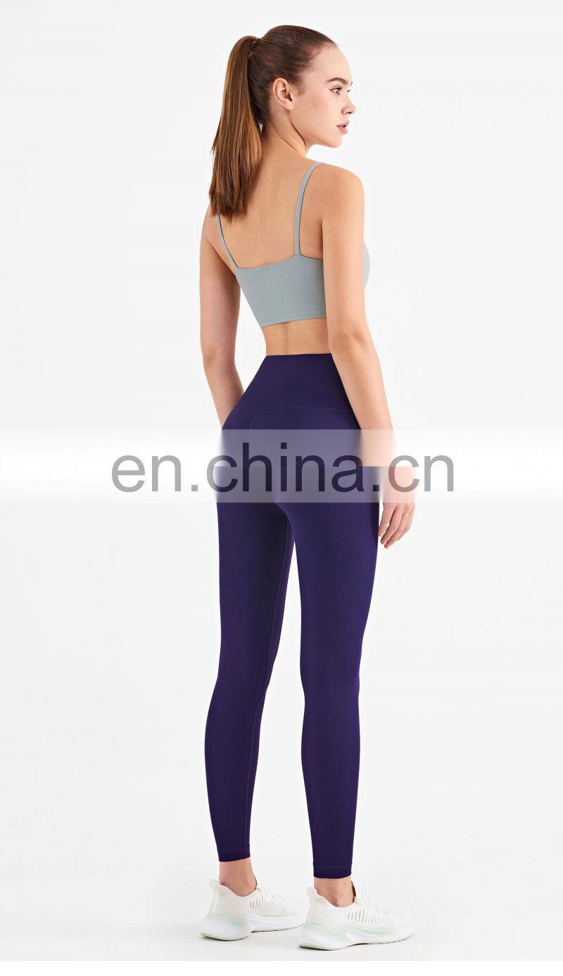 Thin shoulder Sports Vest Sexy Running Yoga Women Push-up Bra Workout Crop Top