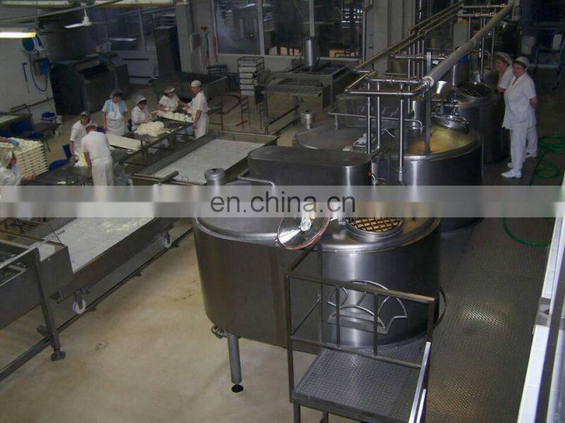 GENYOND Shanghai factory soft hard Feta Mozzarella Cheddar cheese vat press cooking equipment making machine production line