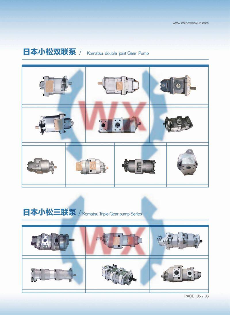 Factory!  wanxun high quality gear pump  705-95-05140  hydraulic gear pump for Komatsu HD465-7 HD605-7