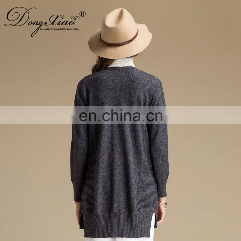 Custom Latest Ladies Sweaters Women Button Front Cashmere Sweater Cardigan