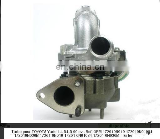 popular GT1444V turbo charger 17201-0N010 Corolla D-4D 1ND 751418-5002S 758870-0001 758870-1 172010N010C 17201-0N010C