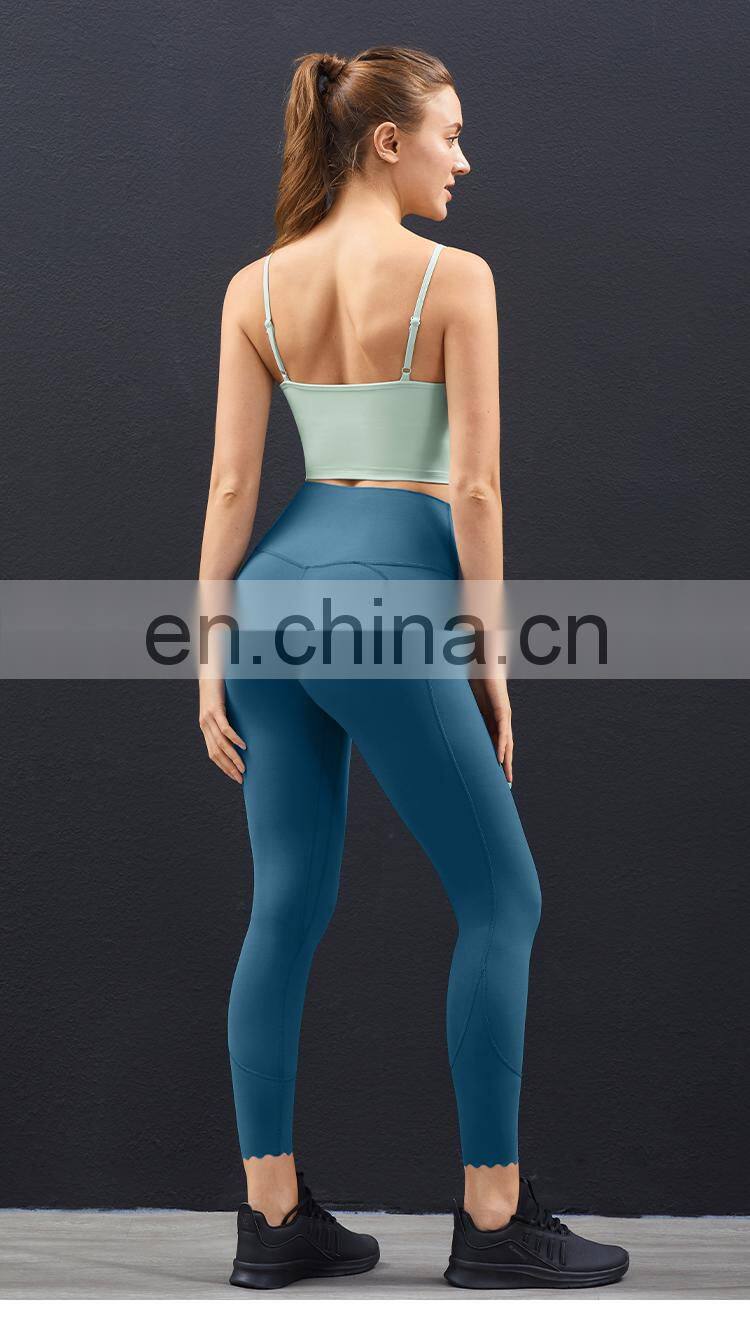 New Arrival Custom Gym Fitness Adjustable Sports Bra High Elastic Girls Tank Top