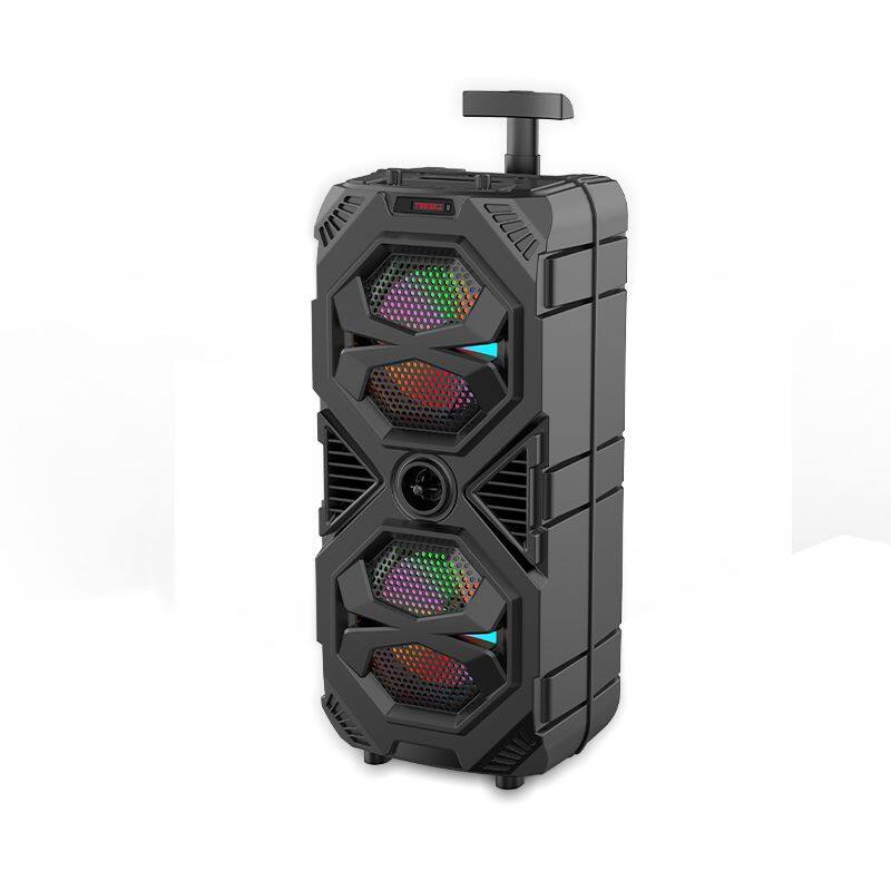 ZQS8212 DJ wholesale subwoofer 40W power dual 8 inch speaker wireless karaoke party speaker